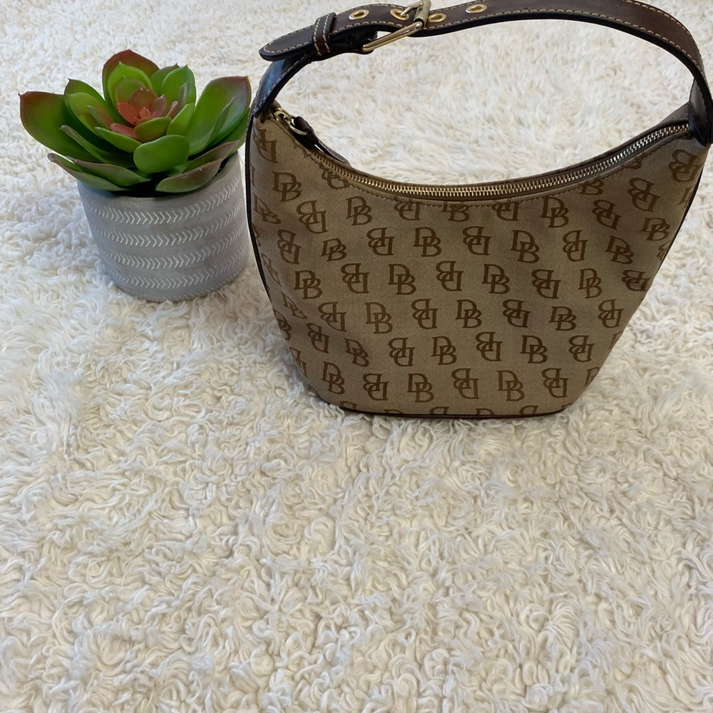 Dooney & Bourke Brown Small Bucket Bag